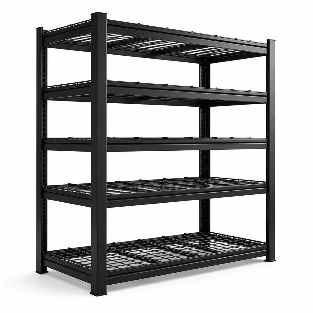 5-Tier Heavy Duty Garage Shelving Unit, 600 lb per Shelf, 60 x 24 x 72 in