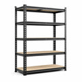 5-Tier Steel Shelving Unit for Kitchen, Pantry &amp; Garage, 404 lb per Shelf, 35.5 x 16 x 72 in