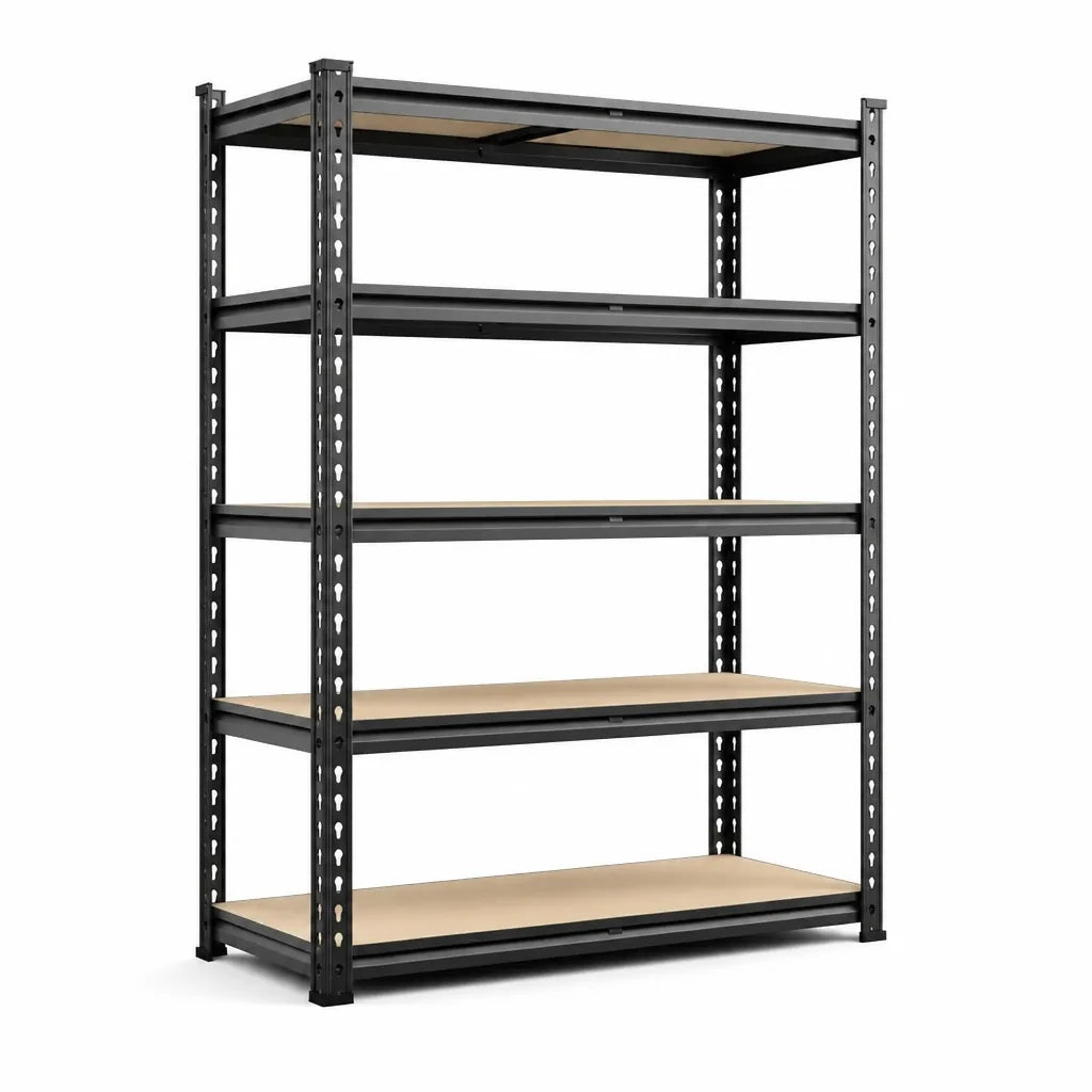5-Tier Steel Shelving Unit for Kitchen, Pantry &amp; Garage, 404 lb per Shelf, 35.5 x 16 x 72 in